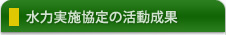 水力実施協定の活動成果